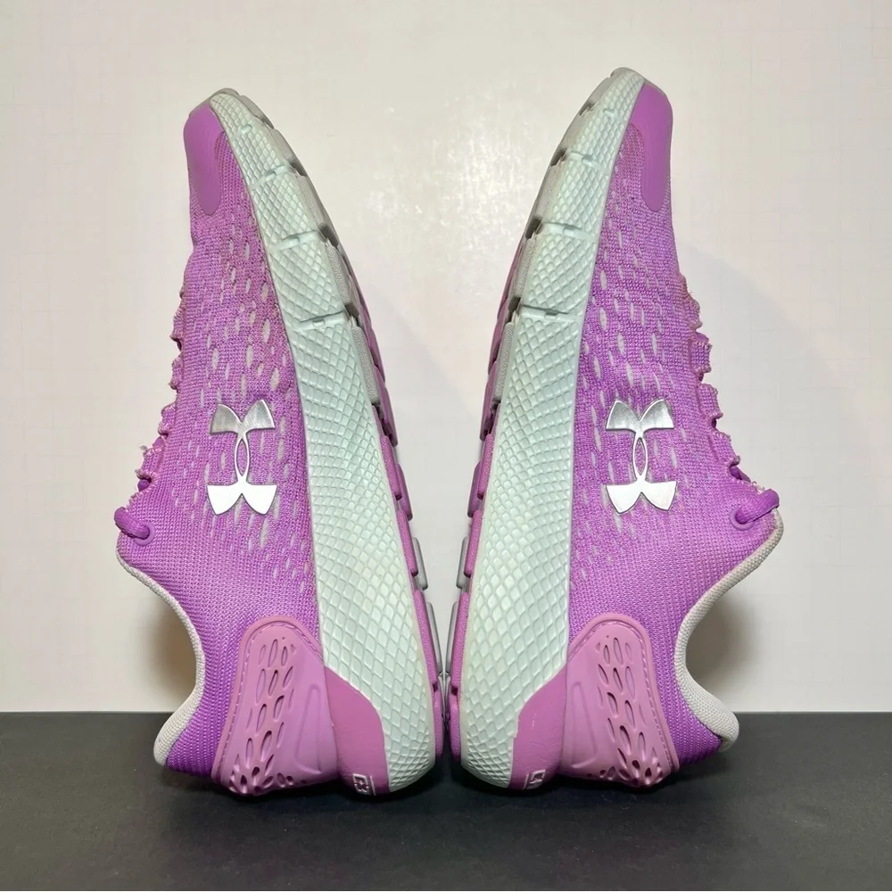 Girls UNDER ARMOUR GS Charged Rogue 2 Purple Running Shoes / Size 5.5Y